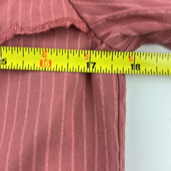 NWT The Korner Deep Blush Long Sleeve Bell Sleeve Dress - Picture 3 of 9